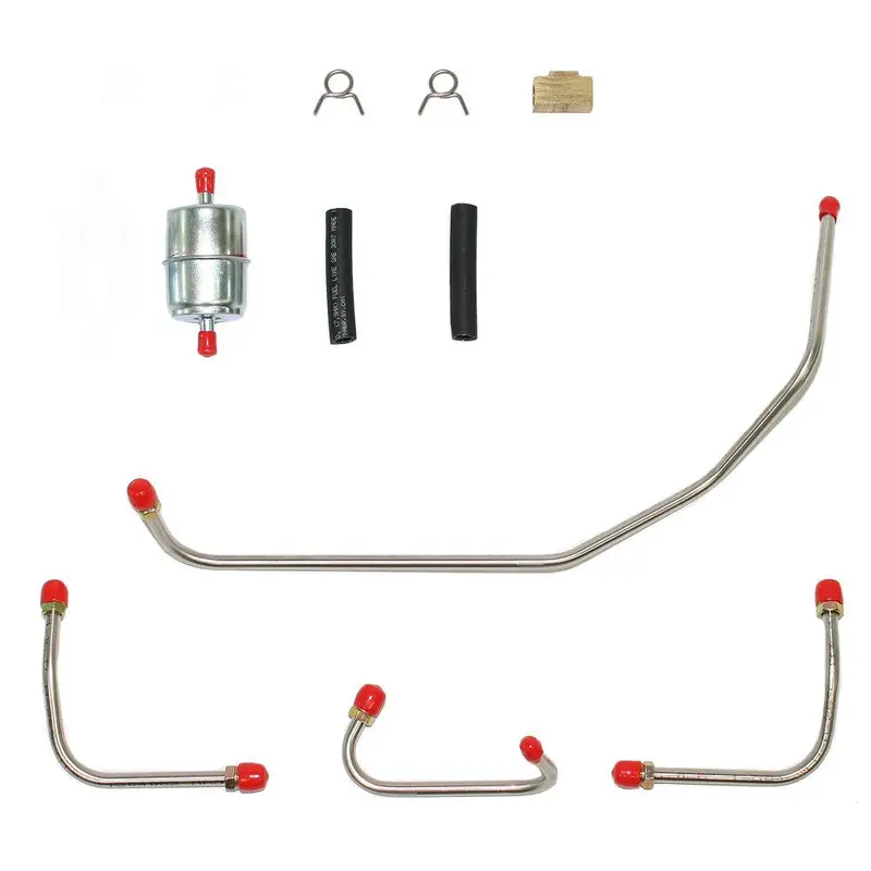 Rpc6611ss- 66-74' Mopar B-Body, Holley Dual Feed Set; Stainless 1