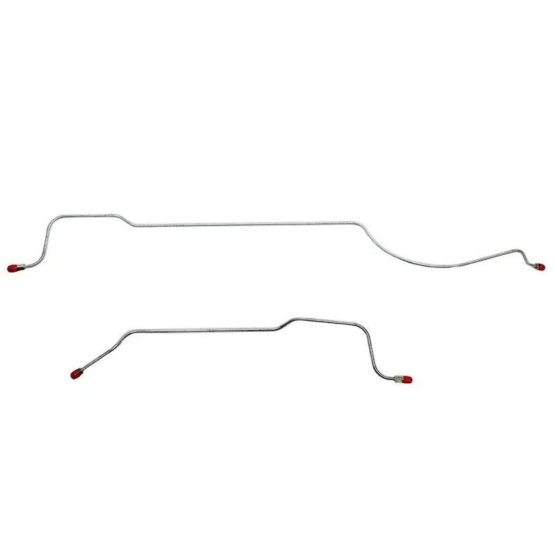 Rra6801ss- 66-69 Mopar B-Body, 8-3/4 Axle, Rear Axle Brake Lines; Stainless 1