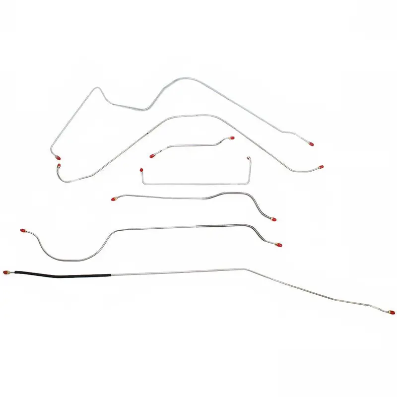 Sck5501om- 55 Ford Thunderbird Manual Brake Line Kit, 7Pc; Steel 1