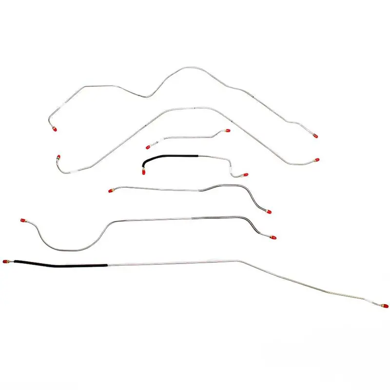 Sck5601om- 56 Ford Thunderbird Manual Brake Line Kit, 7Pc; Steel 1
