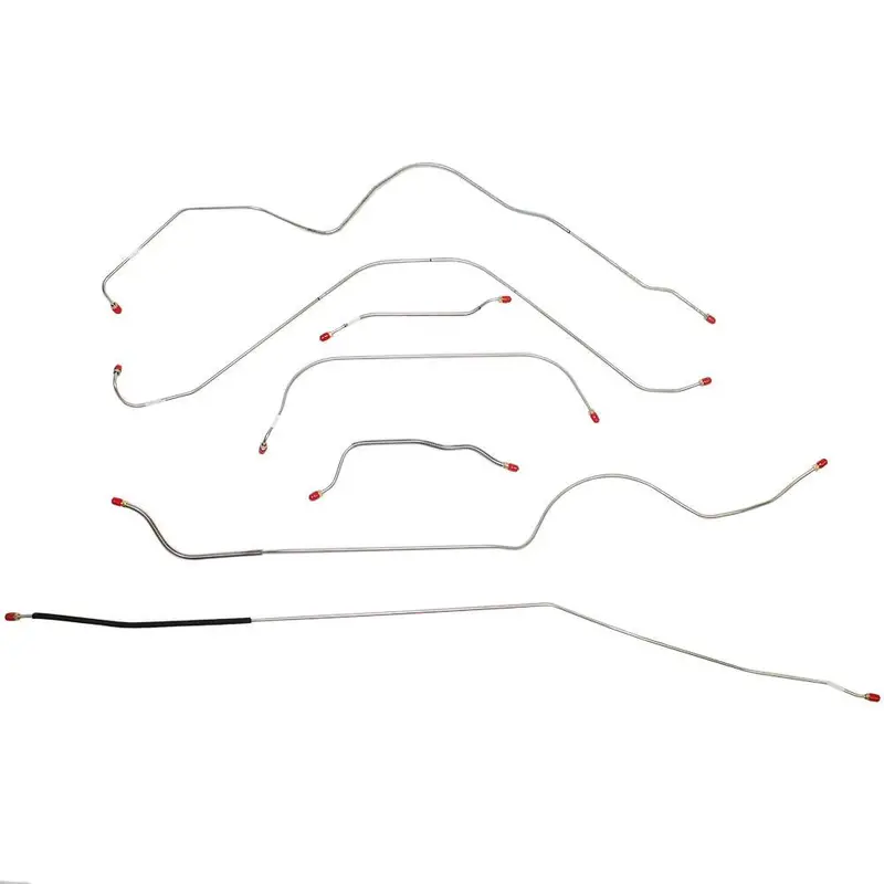 Sck5602ss- 56 Ford Thunderbird Power Brake Line Kit, 7Pc; Stainless 1