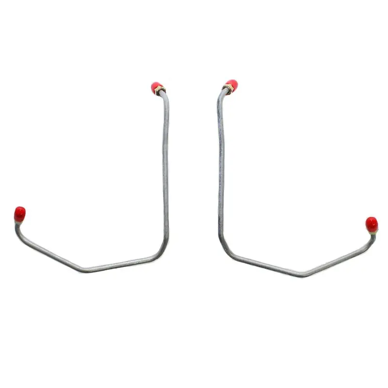 Sfc6501om- 65-67' Ford Thunderbird W/ Front Disc Brakes, Caliper Crossover Lines, 1 Pair; Steel 1