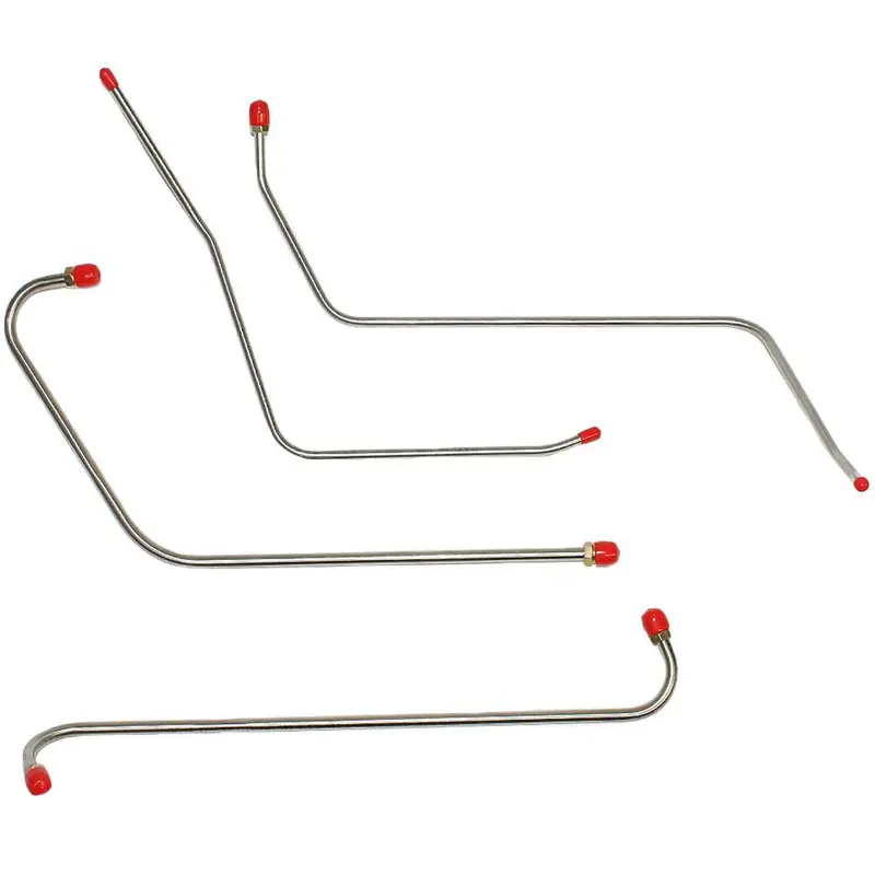 Spc5601om- 56' Ford Thunderbird; Fuel Pump To Carb & Wiper Vacuum Lines, 4 Line Set; Steel 1