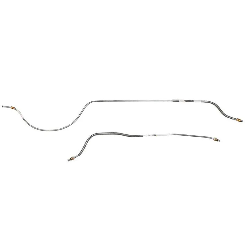 Sra5501om- 55-56' Ford Thunderbird; 2Pc Rear Axle Brake Line Set; Steel 1