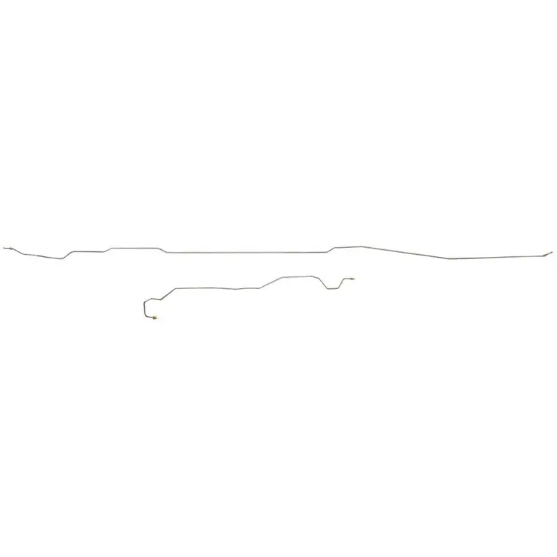Tin9949ss- 99 1/2 -01 F250-F550 Super Duty, Awabs, Diesel Crew Cab/Long Bed, Intermediate Brake Lines; Stainless 1