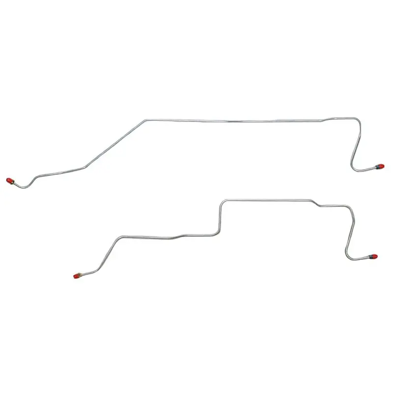 Tra0005om- 05-07 Gm 1500 Truck W/O Quadrasteer Rear Axle Brake Line Set; Steel 1