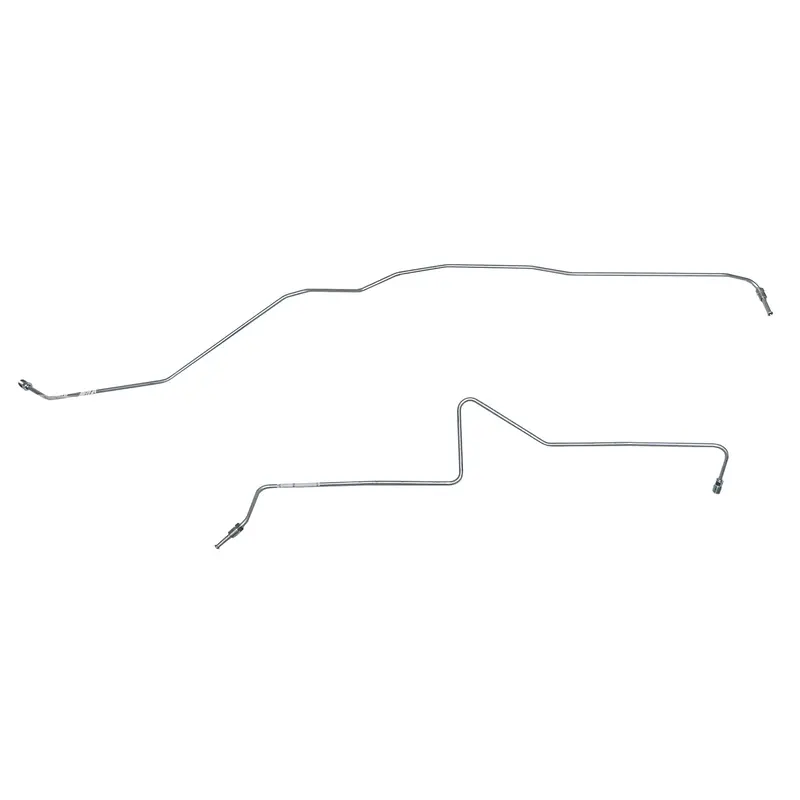 Tra0801ss- 08-10 Gm 2500Hd / 3500Hd Non Dually Rear Axle Brake Lines; Stainless 1