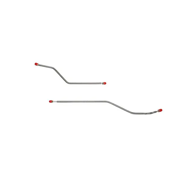Tra7105ss- 71-72 Chevy C10 W/ Rear Coil Springs, Rear Disc Conversion Brake Line Set; Stainless 1