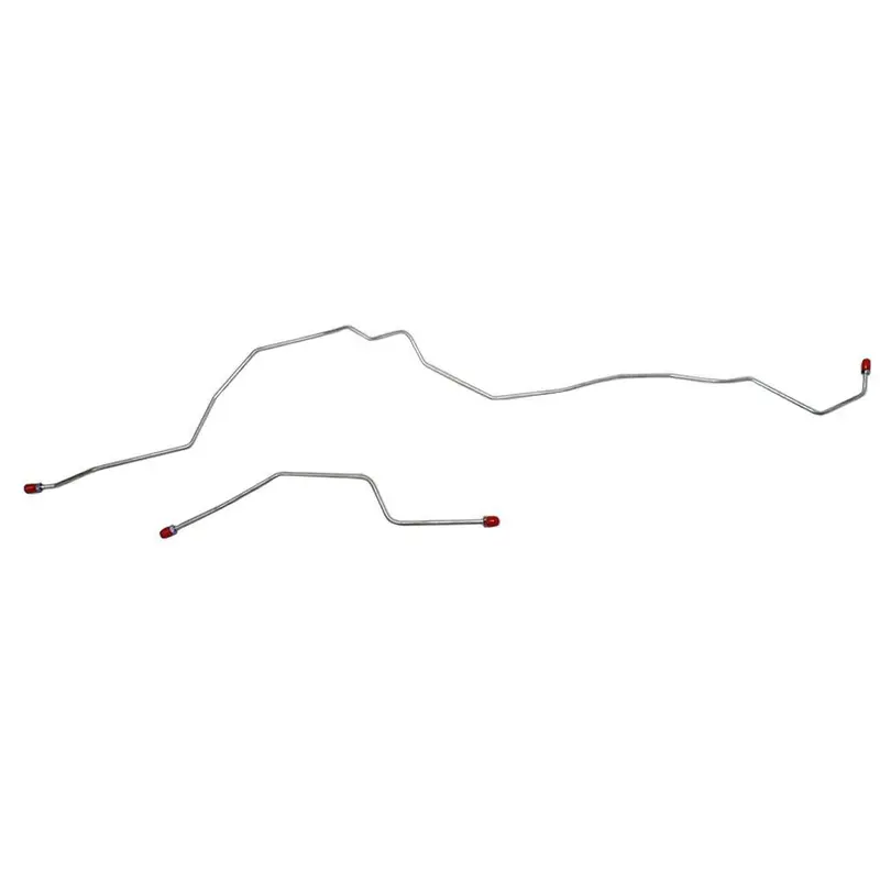 Tra8041ss- 80-81' Ford F-150 2Wd W/ 9'' Rear Axle. 2Pc Rear Axle Brake Lines; Stainless 1