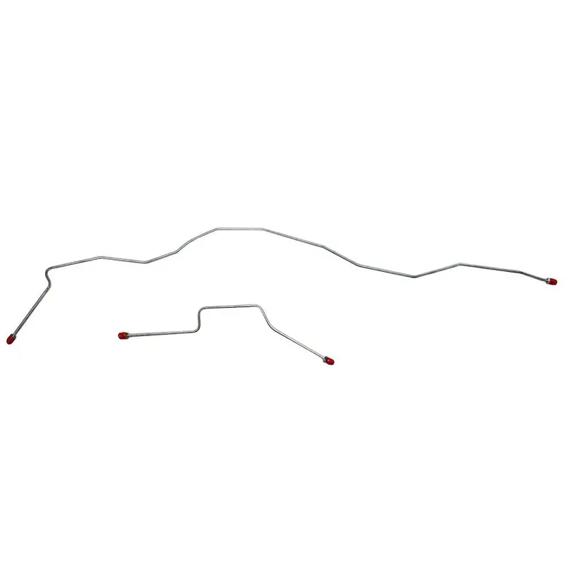 Tra8042om- 80-81' Ford F-150 4Wd W/ 9'' Rear Axle. 2Pc Rear Axle Brake Lines; Steel 1