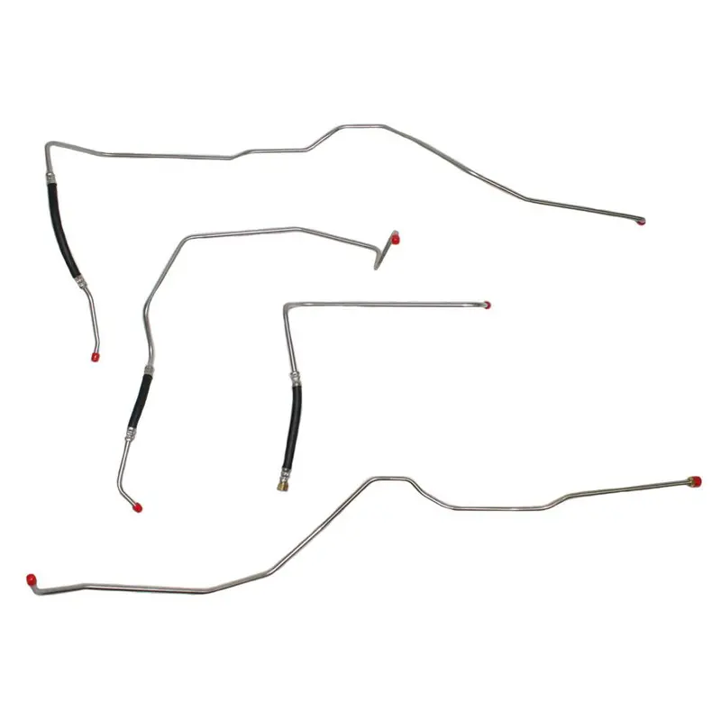 Ttc0401ss- 99-07 Gm 1500 Truck, Silverado, Sierra Classic W/ V8; Transmission Cooler Lines; Stainless 1