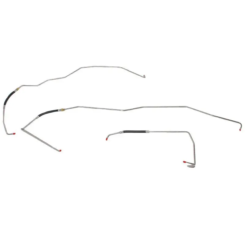 Ttc0701ss- 07-10 Gm 1500 With 4L65e Transmission Cooler Lines; Stainless 1