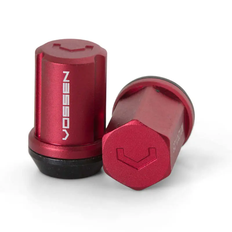 Vossen 35Mm Lug Nut - 12X1.5 - 19Mm Hex - Cone Seat - Red (Set Of 20) 1
