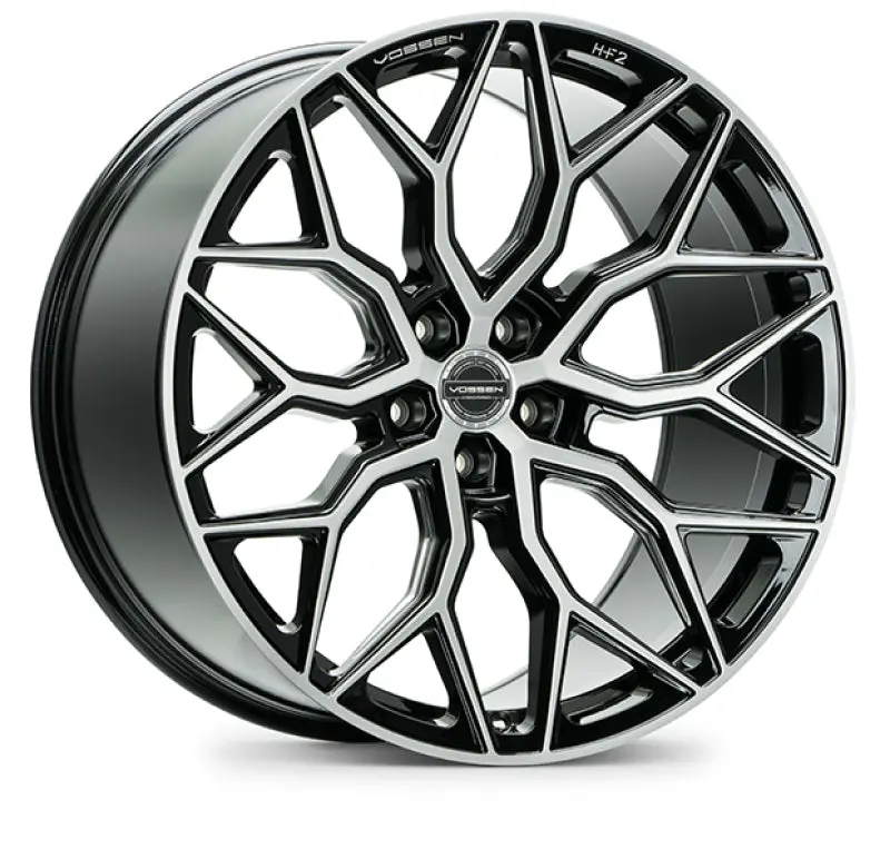 Vossen Hf-2 20X9 / 5X114.3 / Et38 / Flat Face / 73.1 - Brushed Gloss Black Wheel 1
