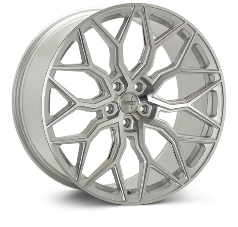 Vossen Hf-2 24X10 / 5X120 / Et32 / Deep Face / 72.56 - Silver Polished Wheel 1