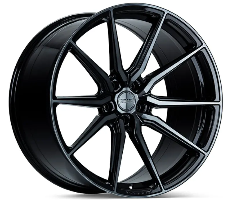 Vossen Hf-3 19X8.5 / 5X112 / Et40 / Deep Face / 66.5 - Double Tinted - Gloss Black Wheel 1