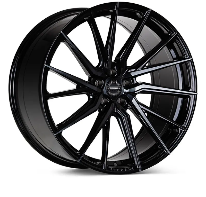 Vossen Hf-4T 20X10 / 5X120 / Et45 / Deep Face / 72.56 - Tinted Gloss Black - Left Wheel 1