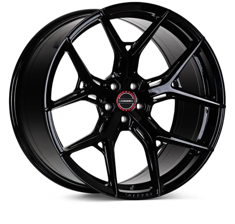 Vossen Hf-5 19X8.5 / 5X112 / Et30 / Flat Face / 66.5 -Gb - Gloss Black Wheel 1