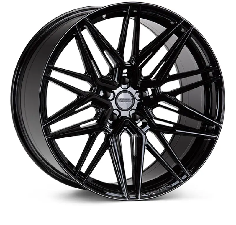 Vossen Hf-7 21X12 / 5X120 / Et52 / Deep Face / 72.56 - Gloss Black Wheel 1