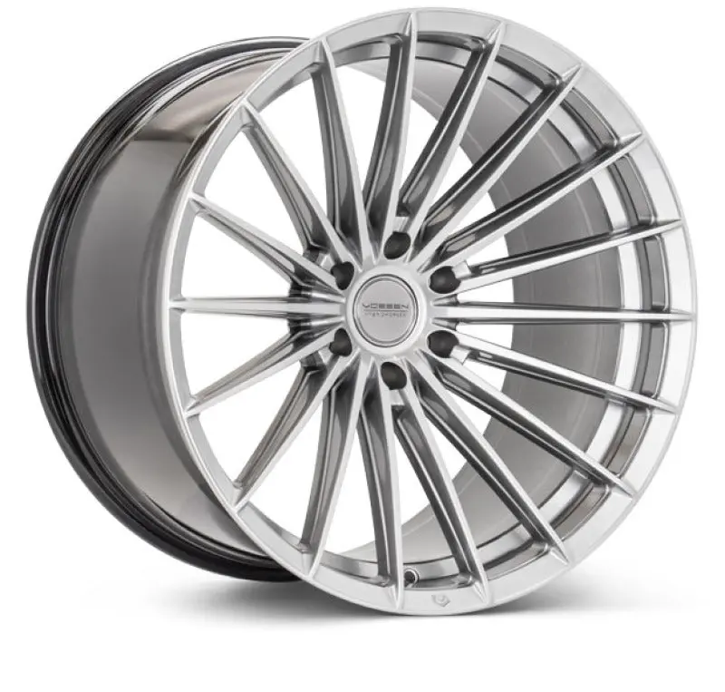 Vossen Hfx-4 17X9 - 6X135 - Et0 - Super Deep - 87.1 - Hyper Silver Wheel 1