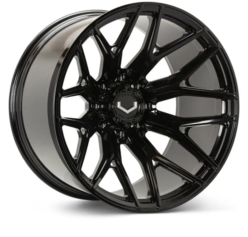Vossen Vfx-03 24X12 - 8X180 - Et44 - Ultra Deep - 124.3 - Gloss Black Wheel 1
