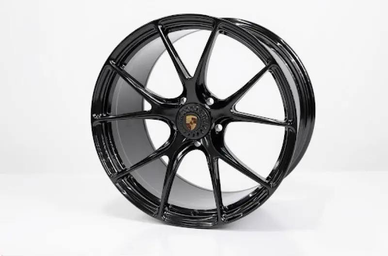 Vossen X Champion Rs74 22X10 / Et45 / 5X130 / Gloss Black Wheel / Cayenne 9Ya - Front 1