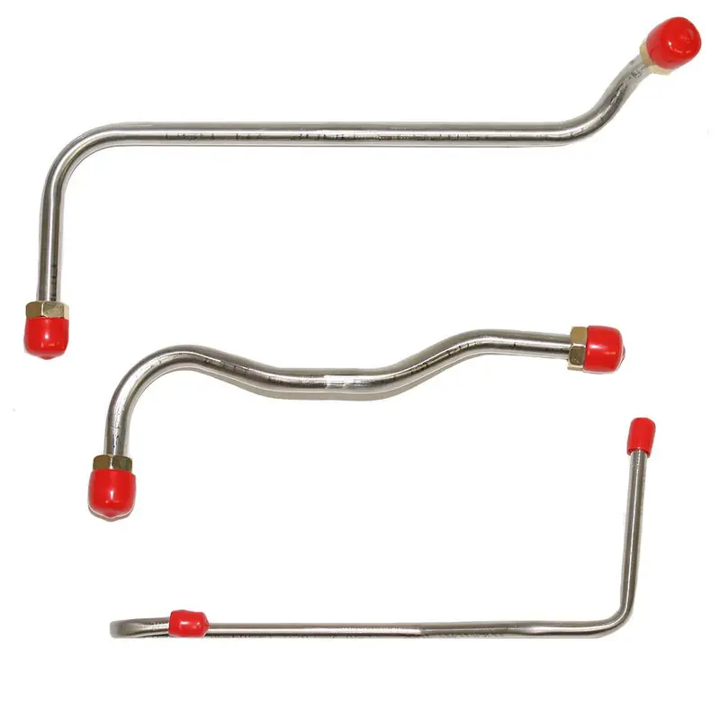 Vpc6928om- 69' Chevy Corvette, 427 Cid, 390 Hp, 4Bbl; Pump To Carb Fuel Line, 3Pc Set; Steel 1