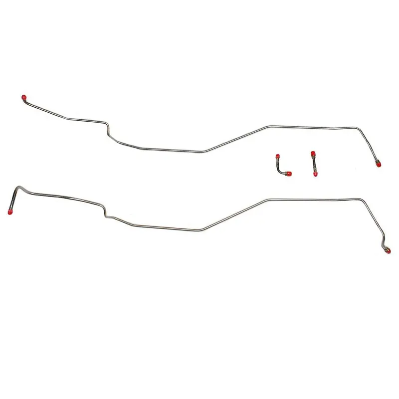 Vtc7501om- 70-74' Chevy Corvette, Big-Blk & 75-76' Sm Blk; Transmission Cooler Lines, 4Pc Set; Steel 1