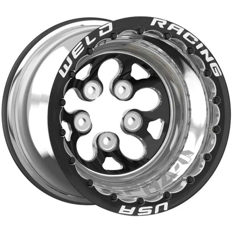 Weld Alpha-1 Blk Dbl Mt 15X10in Blk 5X4.75In Bp 5In Bs 1