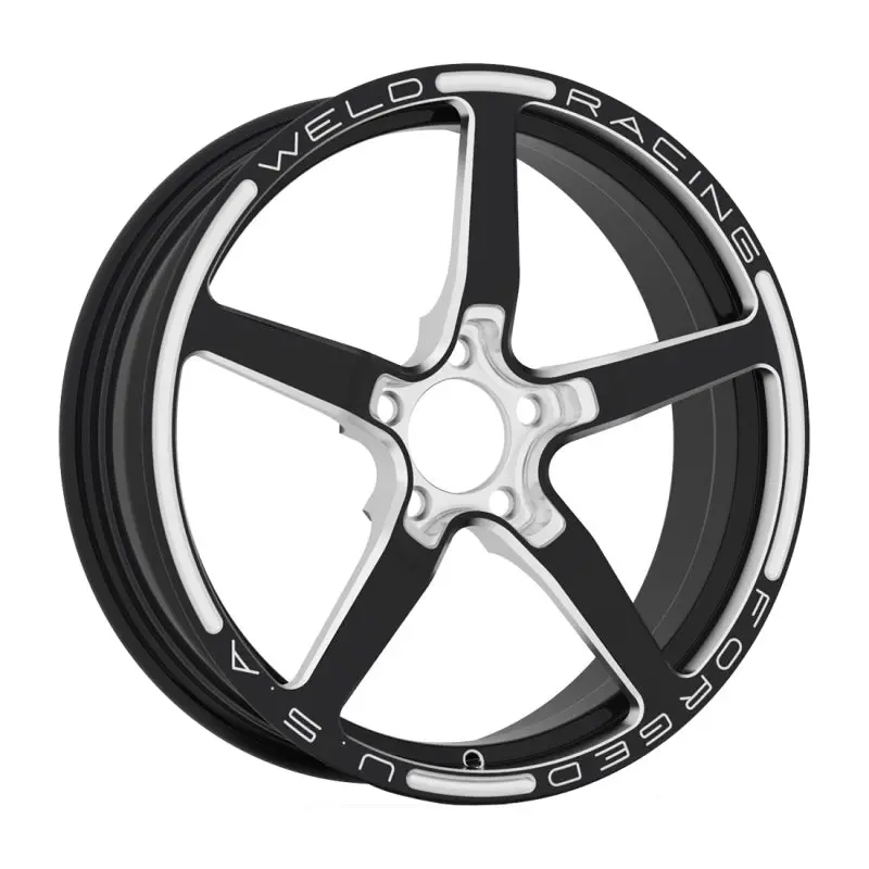 Weld Alumastar 2.0 1-Piece 18X6 / 5X120 Bp / 3.7In Bs Black Wheel - Non-Beadlock 1