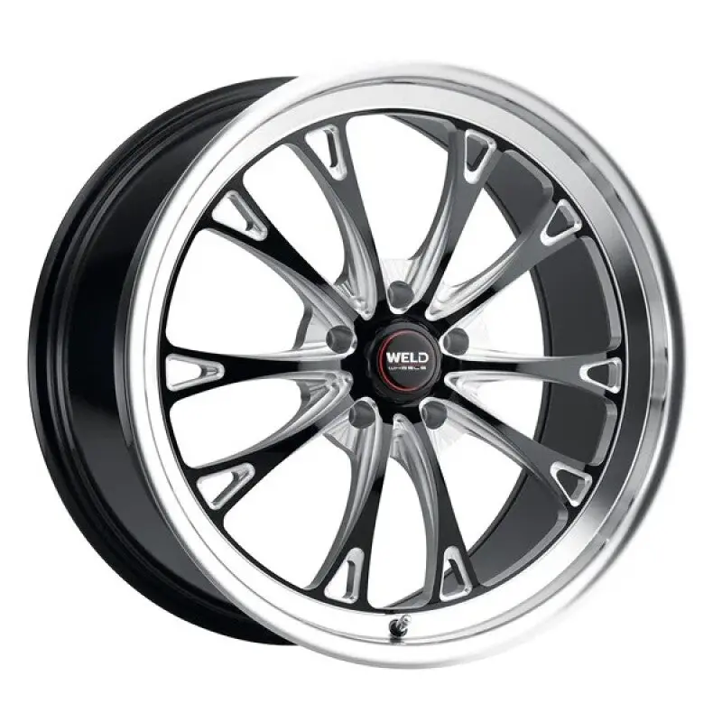 Weld Belmont Beadlock 18X8 / 5X120.65 Bp / Et29 Bs5.6 Gloss Black Mil Dia 70.3 1