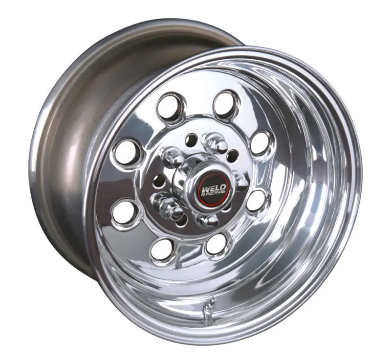 Weld Draglite 15X10 / 5X4.5 & 5X4.75 Bp / 6.5In. Bs Polished Wheel - Non-Beadlock 1