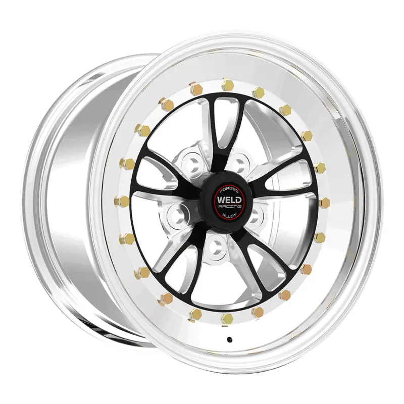 Weld Full Throttle 15X7 / 5X4.5 Bp / 3.5In. Bs Black Wheel - Polished Non Beadlock 1