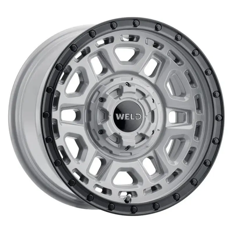 Weld Off-Road Crux 17X9in / 5X139.7 Bp / Et 0 / 110.2Mm Bore - Gloss Armor Gray / Satin Black Wheel 1