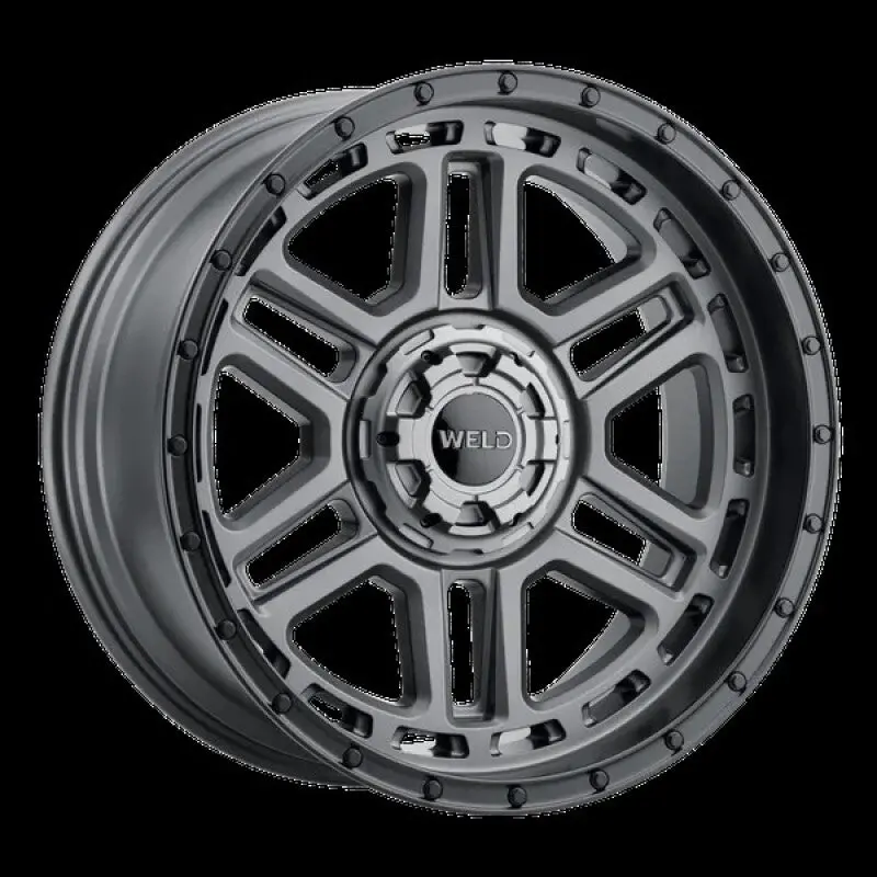 Weld Off-Road Crux 20X9in / 6X135 Bp / Et 0 / 106.1Mm Bore - Satin Gunmetal / Satin Black Wheel 1