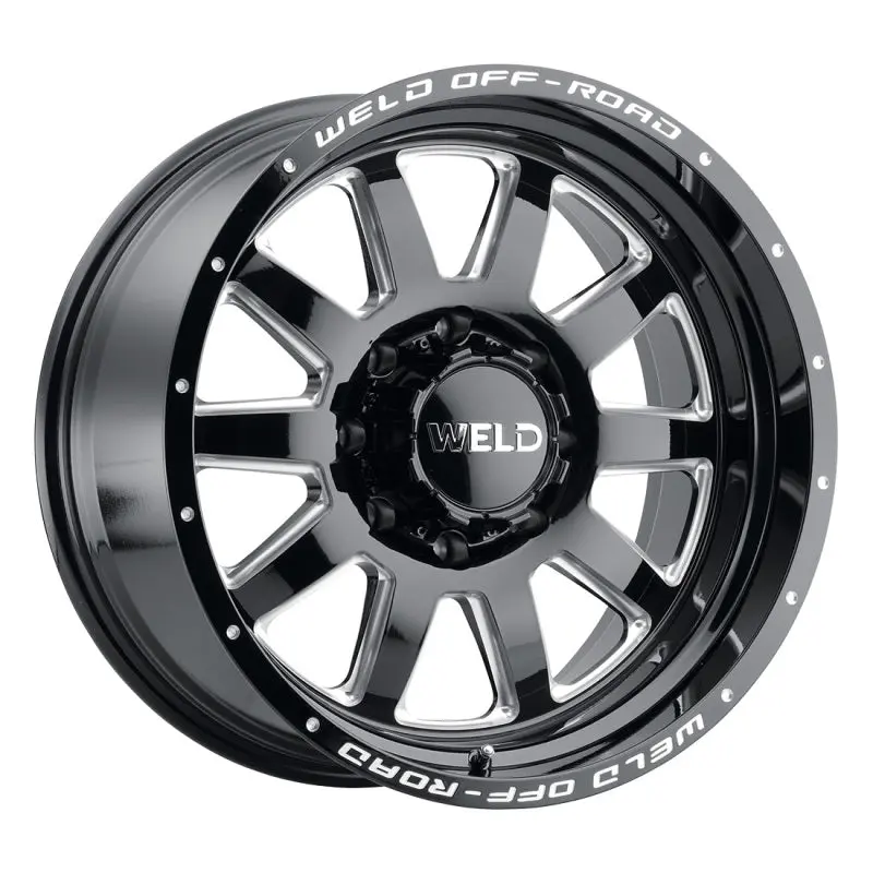 Weld Off-Road W102 20X10 Stealth 5X139.7 5X150 Et-18 Bs4.75 Gloss Black Mil 110.2 1