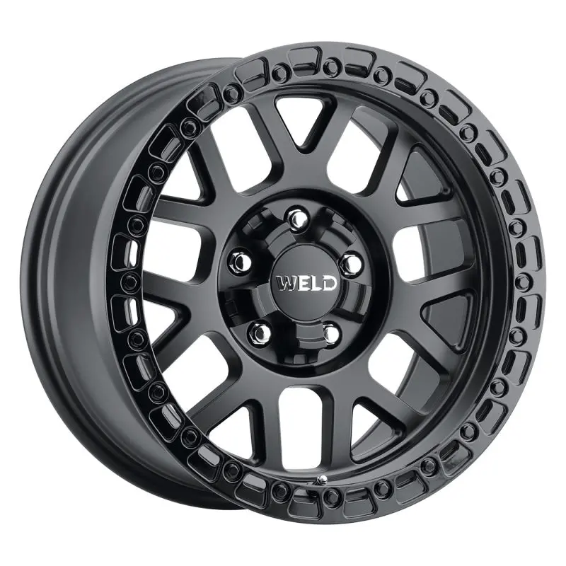 Weld Off-Road W104 17X8.5 Cinch 5X100 5X114.3 Et38 Bs6.25 Satin Black / Gloss Black 72.56 2