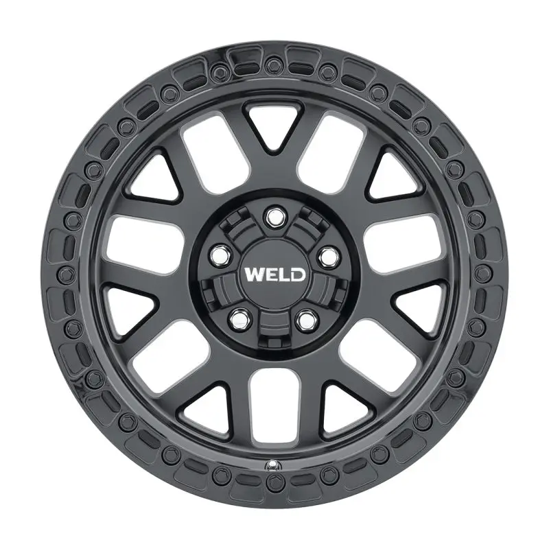Weld Off-Road W104 17X8.5 Cinch 5X108 5X114.3 Et38 Bs6.25 Satin Black / Gloss Black 72.56 1