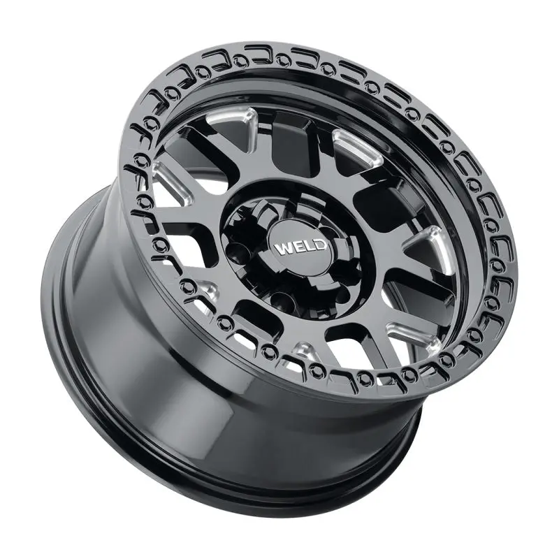 Weld Off-Road W105 17X10 Cinch 6X135 6X139.7 Et-25 Bs4.50 Satin Black Mil / Gloss Black 106.1 2