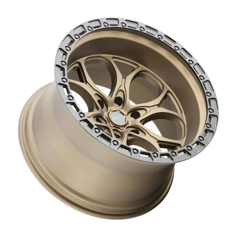Weld Off-Road W106 20X9 Ledge 6X139.7 Et20 Bs5.75 Satin Bronze / Black Ring 106.1 1