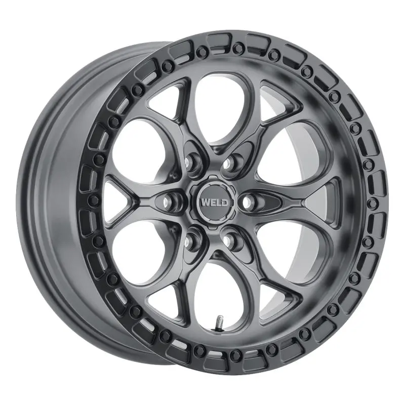 Weld Off-Road W107 20X12 Ledge 6X139.7 Et-44 Bs4.75 Satin Gun / Black Ring 106.1 1