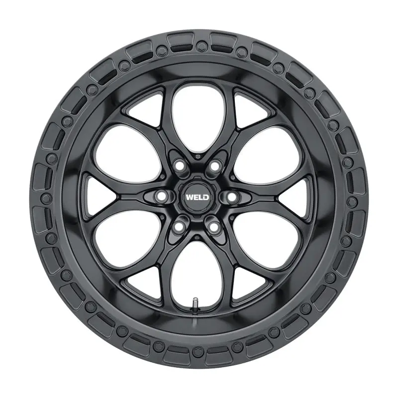 Weld Off-Road W108 20X10 Ledge 6X139.7 Et-18 Bs4.75 Satin Black / Black Ring 106.1 1
