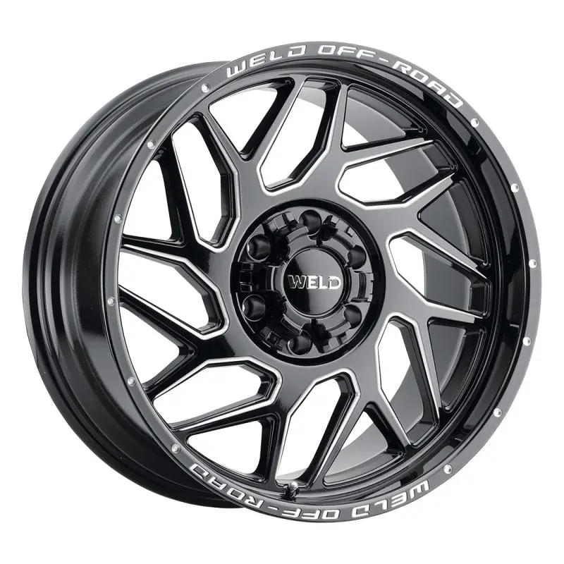 Weld Off-Road W117 20X10 Fulcrum 6X135 6X139.7 Et13 Bs6.00 Gloss Black Mil 106.1 1