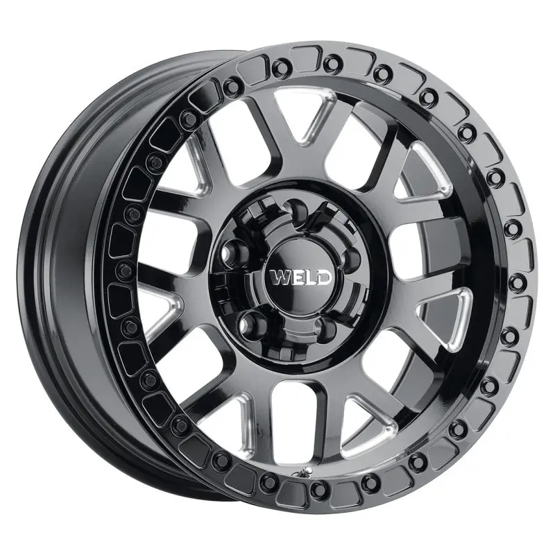 Weld Off-Road W902 17X9.0 Cinch Beadlock 6X135 6X139.7 Et-12 Bs4.50 Gloss Black Mil 106.1 1