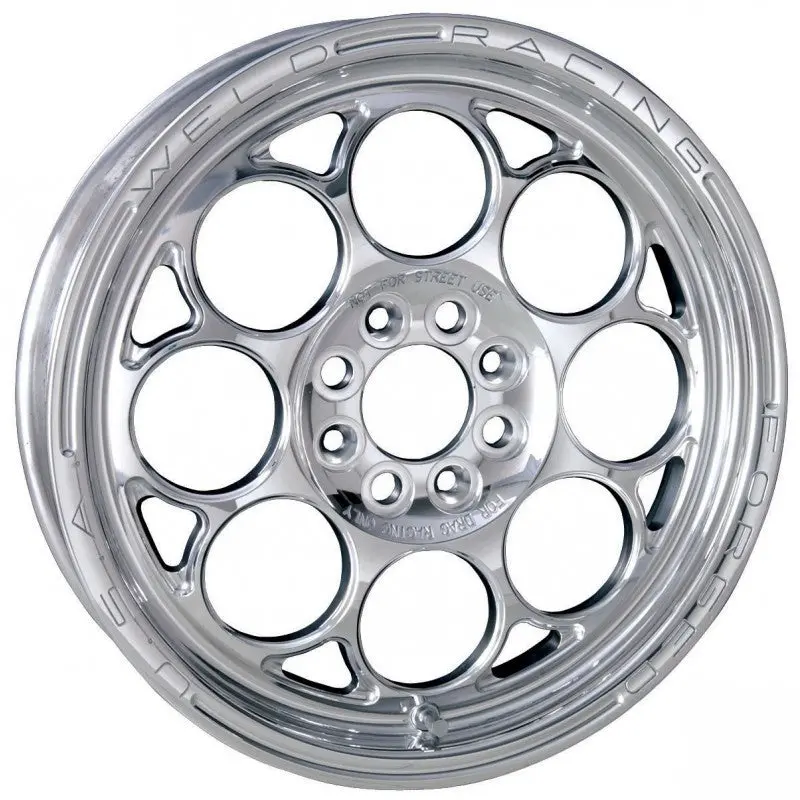Weld Rodlite 15X10 / 5X4.5 & 4.75 Bp / 4.5In. Bs Polished Wheel - Non-Beadlock 1
