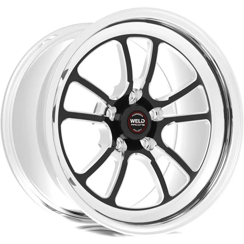 Weld S70 20X8 / 5X115mm Bp / 5.3In. Bs Black Wheel (High Pad) - Non-Beadlock 1