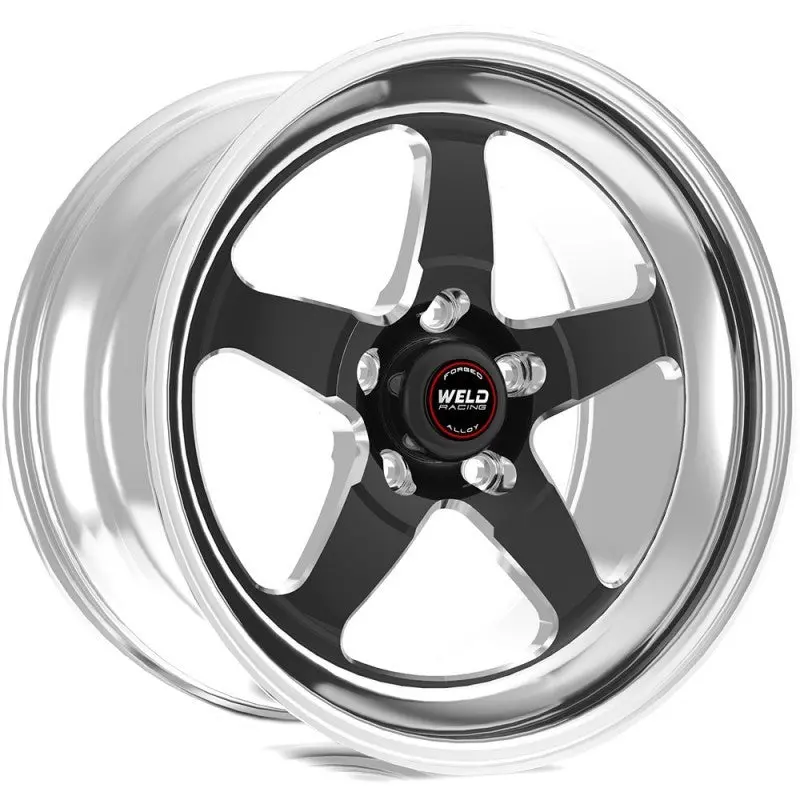 Weld S71 20X7 / 5X115mm Bp / 2.8In. Bs Black Wheel (High Pad) - Non-Beadlock 1