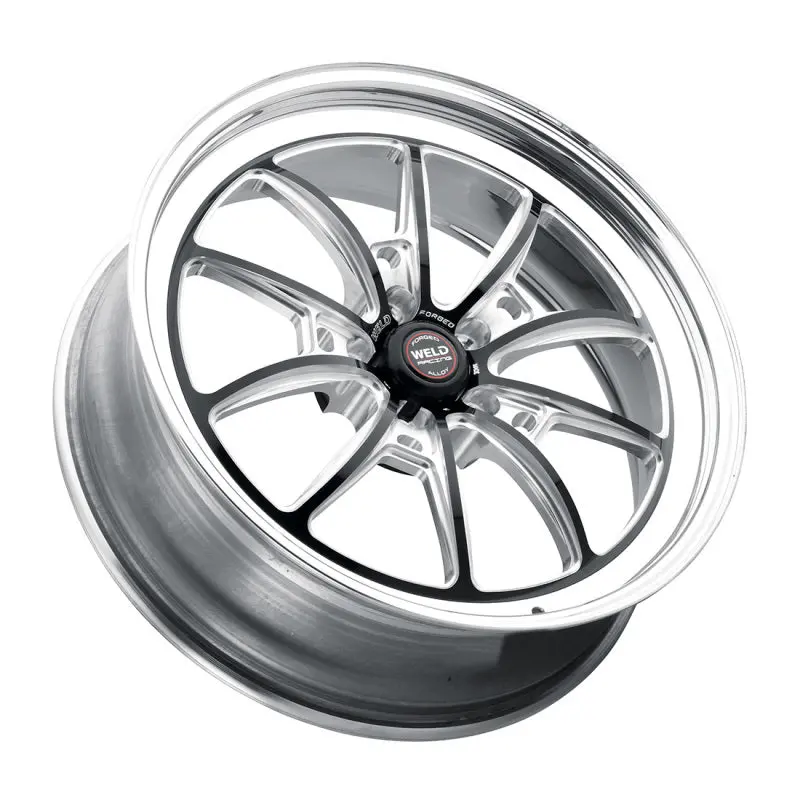 Weld S80 18X9 / 5X115 Bp / 6.1In Bs Black Wheel (High Pad) - Non-Beadlock 1
