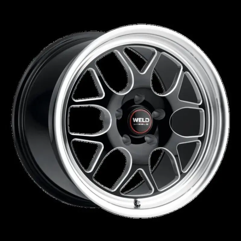 Weld Solana Drag 20X7 / 5X114.3 Bp / Et-13 / 78.1Mm Bore - Gloss Black Mil Dia Wheel 1