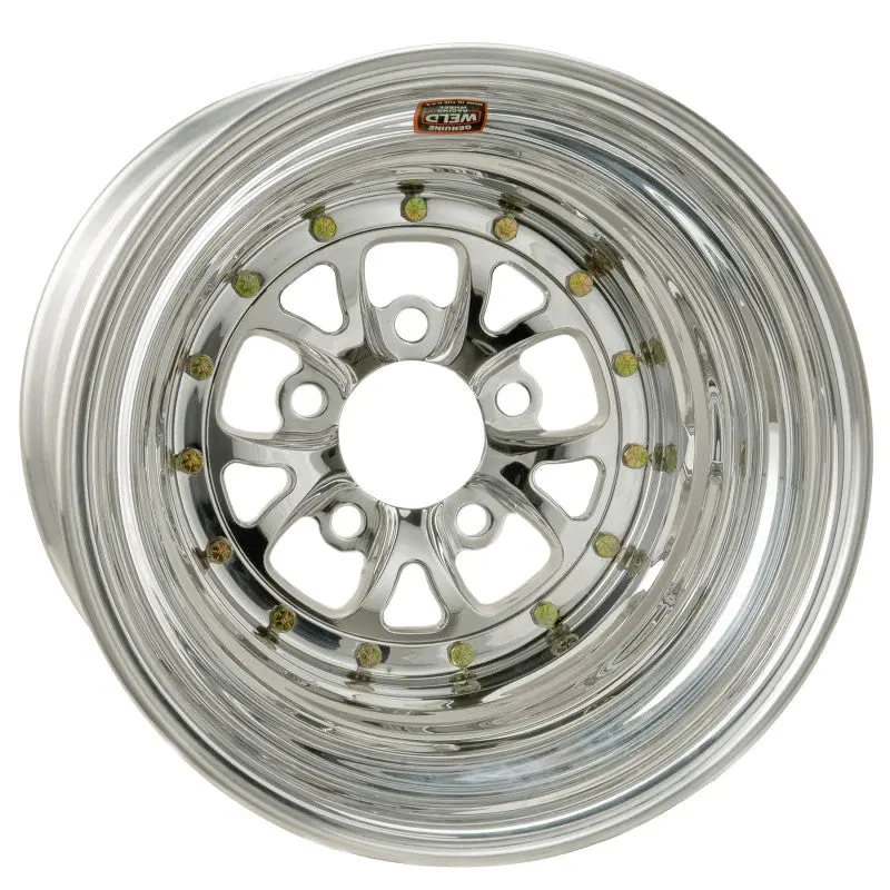 Weld V-Series 15X10 / 5X4.5 Bp / 6In. Bs Polished Wheel - Non-Beadlock 1
